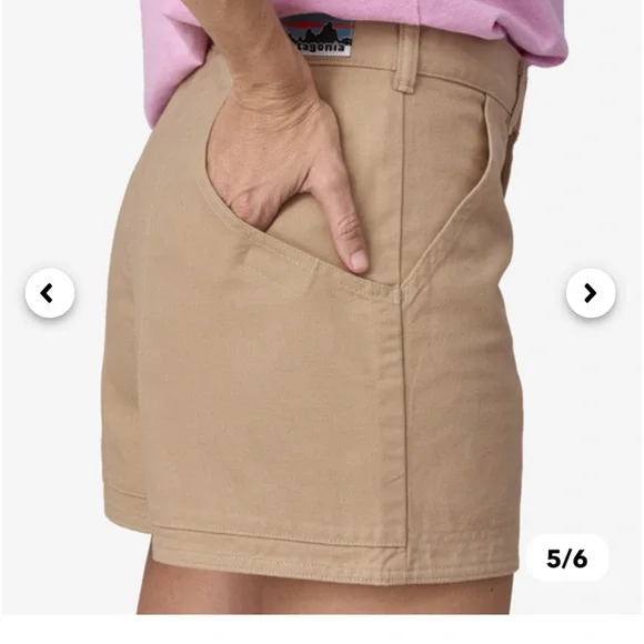 Patagonia stand up shorts size 6 cream corduroy - Picture 6 of 6